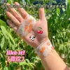 Vendaje para dedo lindo estilo niña para estudiantes para prevenir rozaduras y callos al escribir, cinta elástica protectora para dedos de estilo japonés simple y de alta apariencia