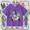 Camiseta de manga corta de verano para niños y niñas, ropa de verano, juego transfronterizo Roblox Animal Hospital, ropa de verano de manga corta para niños