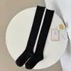 Calcetines de lana cálidos para otoño e invierno hasta la rodilla para mujer, calcetines gruesos, medias altas de invierno japonesas, calcetines JK de color liso antideslizantes