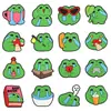 Charms de Sapato Crocs Removíveis de Sapo Triste para Sapato Fivelas de Sapato Decoração de Borracha Macia em PVC Acessórios Criativos para Chaveiro DIY