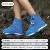 Funda impermeable para zapatos de mujer, antideslizante, de silicona, para días lluviosos, para botas de lluvia para niños y hombres, gruesa y resistente al desgaste.