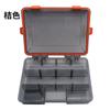 Caja de Señuelos K Four-lock Caja de Accesorios de Pesca de una Sola Capa Insertos Ajustables de Cuatro Colores Caja de Cebos Caja de Cebos