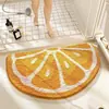 Tapete Absorvente Irregular Fofo para Banheiro Tapete Geométrico Abstrato para Porta de Vaso Sanitário Tapete Decorativo para Vestiário Guarda-roupa