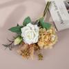 Boda Xishan, flor artificial escrita a mano, decoración del hogar, flor falsa, diseño de ramo, decoración de pared, rosa CF01231
