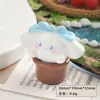 Acessórios de Resina DIY Desenho Animado Tridimensional Pequeno Europeu Vaso de Flor Grampo de Cabelo Capa de Celular Corrente de Sapato Pingente Chaveiro Acessórios