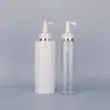 Diretamente do Fabricante: Garrafa de Shampoo de 24 Fios 350ml, Garrafa Plástica, Garrafa Transparente de PET para Gel de Banho, Garrafa Redonda de Condicionador com Ombro Plano