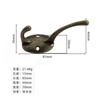 Jingmao Hardware-630 Nuevo Gancho de Ropa Antiguo Estilo Pastoral Chino Gancho Pequeño de Aleación Gancho Único Gancho para el Hogar de Aleación de Aluminio