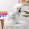 PETCIRCLE Ropa para Mascotas Perro Pequeño Cachorro Mascota Linda Camisola Exquisita de Encaje y Gasa