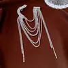Broche Vintage Redondo de Múltiples Capas con Borlas y Diamantes, Estilo Minimalista Único, Moda Europea y Americana, Exquisito Accesorio de Pecho de Alta Gama