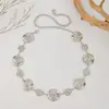 Cadena de Cintura Metálica Versátil de Alta Gama para Mujer, Accesorio de Cintura Simple Retro, Cadena Circular de Estilo Étnico, Vestido Versátil