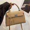 Bolsa Kelly Transfronteiriça Bolsa Feminina Novo Estilo Transfronteiriço Estilo Minuto Bolsa Transversal Design de Nicho Bolsa de Ombro Portátil Bolsas Femininas