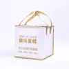 Bolsa de Aluminio Aislante y Conservadora de Frescura para Pasteles para Llevar de Gran Capacidad Bolsa de Entrega para Llevar Bolsa de Almacenamiento Portátil Engrosada