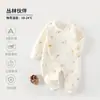Roupas de Bebê, Algodão Classe A Sem Costura Roupas Quentes de Peça Única para Outono e Inverno com Presilhas de Algodão para Homens e Mulheres, Roupas para Bebê Recém-Nascido