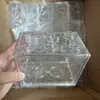 Mini Tanque de Blocos de Montar Tanque de Peixe Betta Caixa Transparente de Blocos de Montar Tanque Paisagístico Criativo Tanque Pequeno de Mesa Tanque Celebridade da Internet Empilhável Caixa de Peixe Betta