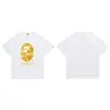 Suministro Mayorista Transfronterizo de Marca de Moda, Dropshipping de Comercio Exterior, Camiseta de Manga Corta Pesada Bape Cabeza de Mono Tiburón 260g 25