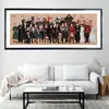 Rompecabezas de 1000 Piezas Escena del Río Qingming 98x34 Marco 98x38 Pintura de los Mil Li de Ríos y Montañas Marco de Madera Maciza de 2000 Piezas para Colgar en la Pared