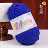 Ovillo de hilo de hielo fino, terciopelo dorado, muñecas tejidas a mano, suéteres DIY, pantuflas de ganchillo, cojines, bufandas de punto, ovillo de hilo suave