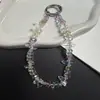 Cadena de Teléfono de Cristal con Rueda de Colores Gota de Agua de Verano Cadena de Bolso de Nicho Colgante de Cámara para Mujeres