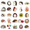 50 pegatinas de grafiti de erizo personalizadas transfronterizas de dibujos animados animal DIY monopatín teléfono móvil equipaje pegatinas impermeables