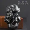 Adorno de Mano de Rana Dorada de Jade Verde Hetian de Xinjiang, Adorno de Mano de Material Fino Tigre y Pixiu, Adorno de Mano de Jade Negro, Suministro para Transmisión en Vivo
