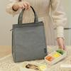 Bolsa de aislamiento térmico no tejida, bolsa para llevar té con leche, bolsa de tela no tejida recubierta para catering, bolsa de papel de aluminio personalizable