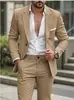 Traje de Dos Piezas para Hombre Europeo y Americano, Ropa Formal de Negocios Profesional, Conjunto de Traje Pequeño, Estilo Coreano Ajustado Delgado Vestido para Boda y Eventos