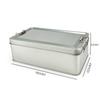 Caja de Lata de Matcha Cerrable con Pestillo Deslizante para Almacenamiento de Té, Galletas, Pastel de Piña, Caja de Regalo de Tiramisú con Hebilla