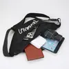 Bolsa de Cintura Versátil Personalizada Bolsa Masculina Marca da Moda Bolsa de Ombro Único Transversal Bolsa Pequena Portátil com Letra Bolsa de Cintura Bolsa Pequena Transversal Esportiva para Casal