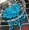 Cubo de hielo irregular de 1 cm, simulación de piedra de cristal de color acrílico transparente, decoración de fotos, material para funda de teléfono DIY