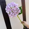 Hidrangea Artificial 3D Individual Avanzada Decoración de Boda Hotel Decoración de Sala de Estar en Casa Accesorios para Arreglo Floral de Guía de Carretera