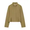 Ins ropa de mujer al por mayor estilo europeo y americano transfronterizo chaqueta retro de cuello alto ajustada estilo falda 8490700
