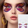 Pegatina de Tatuaje Temporal para Ojos Yimei Color para Escenario Facial Mariposa Larga Duración Impermeable Pegatina de Maquillaje Facial para Niños Venta al por Mayor