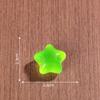 Colgante Estéreo de Estrella Luminosa Horquilla para el Cabello Tocado Adorno Luz Nocturna Joyería DIY Accesorios de Resina