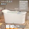 Tina de Baño para Adultos Cubo de Baño de Plástico Tina Gruesa Grande Tina de Baño para Todo el Cuerpo para el Hogar