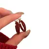 Pendientes de Aro Rojos Ankara Vintage para Mujer, Pendientes de Alta Gama y Impresionantes, Accesorios Únicos y Hermosos de Aro Lisos