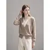 Cardigan de punto falso de dos piezas estilo 'old money' chic coreano para mujer, otoño e invierno, prenda interior, capa base, top 27065