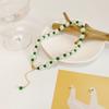 Colorido Pearl Dopamina Colar Ins Candy Color All-match Color Contrast Internet Celebridade Spice Girl Moda Amor Pingente Colar
