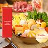 Bolas para Hot Pot de Combinação Multi-Sabor, Bolas Sortidas, Bolas de Queijo, Bolas de Caranguejo, Bolas de Ouriço-do-Mar, Bolas de Lagosta, Bolas de Camarão Saco da Sorte com Ovas de Peixe