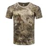 Roupas camufladas montadas em cavalos, mangas curtas, verão de esportes de secagem rápida, camiseta de treinamento físico ao ar livre, roupas de tática, camiseta por atacado