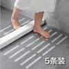 Pegatinas antideslizantes transparentes para baño, bañera, ducha, tira antideslizante, cinta de 5 escalones