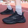 Zapatos Deportivos para Hombre Hongxing Erke 2026 Primavera/Verano Nuevos Negro Guerrero Negro Suela Suave Amortiguadora Zapatos para Correr