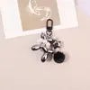 Nuevo Colgante para Llavero de Perro de Perla Electrochapada Colgante de Perro Burbuja para Bolso Cubierta de Auriculares Llavero Regalo