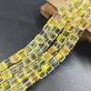 Contas Quadradas Contas de Vidro Imitando Cristal DIY Joias Feitas à Mão Pulseira Materiais para Contas Acessórios de Contas Soltas 4mm
