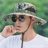 Chapéu de Proteção Solar, Chapéu de Pesca de Verão Masculino, Chapéu de Pescador Respirável de Verão com Proteção Solar, Chapéu de Montanhismo, Chapéu de Pescador Moderno
