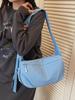 Bolsa Transversal Estilo Esportivo 2025, Bolsa Leve Casual para o Dia a Dia, Bolsa Versátil Formato Bolinho, Bolsa de Grande Capacidade Estilo Doce e Descolado