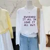 Tecido Original de Algodão Gelado Floco de Neve Lyocell Ultra-Suave Design de Letras de Quatro Fileiras Levemente Translúcido Manga Longa Proteção Solar Cobertura