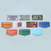 Venta al por mayor del fabricante Pegatinas Retro Nostálgicas de Aluminio para Sombreros Hechas a Medida Transferencia de Calor Pegatinas Decorativas de Hojalata para Refrigerador Placas Decorativas Hechas Especialmente