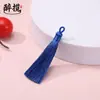 Anillo de tirar borla flecos nudo chino estilo antiguo bolsita accesorios de ropa colgante hecho a mano DIY ventas directas de fábrica al por mayor