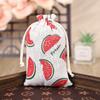 Bolsas de Lino Azul y Blanco Estilo Chino al por Mayor Bolsas de Lino y Algodón con Cordón para Sachet Vacío Bolsas para Joyería y Regalo Bolsas Organizadoras de Almacenamiento