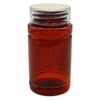 Frasco Vacío Marrón 100ml Mascota Goji Cordyceps Botella de Bambú Grado Alimenticio Frasco de Dulces Botella de Plástico
